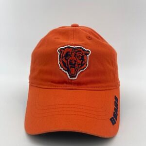 Chicago Bears Hat Cap Strap Back Adult Orange Adjustable NFL Football Men's*